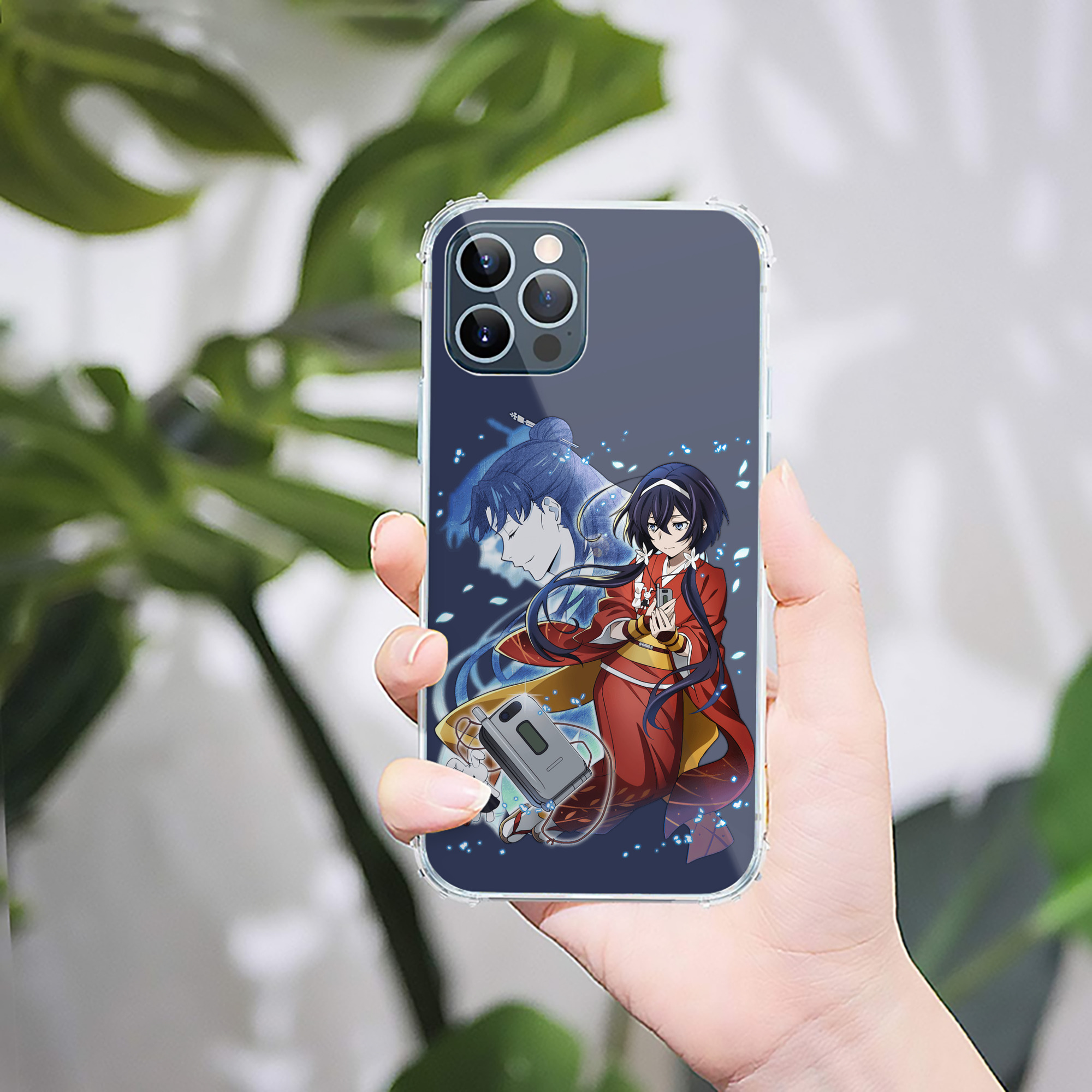 （画像用） 文豪ストレイドッグス Bungo Stray Dogs 【iPhone 12シリーズ対応】透明スマホケース（クリアソフトケース）